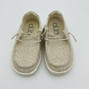 Hey Dude Wendy Youth Woven Zebra Neutral Size 12 Never Been Worn, Slip On